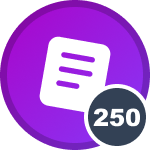 Napisałem(-am) już łącznie 250 postów!