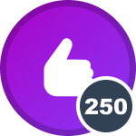 Zdobyłem(-am) 250 punktów reputacji!