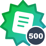 Napisałem(-am) już łącznie 500 postów!