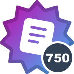 Napisałem(-am) już łącznie 750 postów!